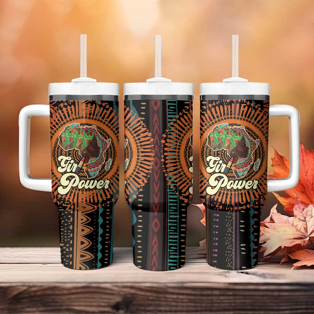 Happy International Women's Day Tumbler With Handle Black Girl Power LT15