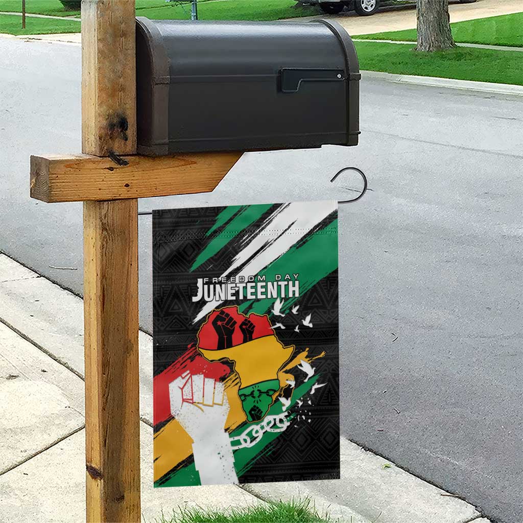 Afro Nigeria Juneteenth Garden Flag Freedom Day LT15