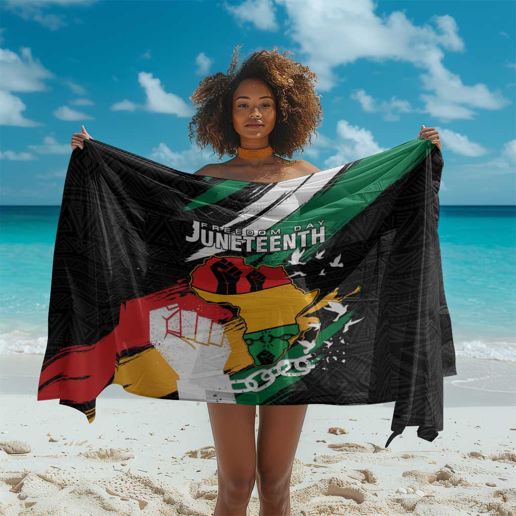 Afro Nigeria Juneteenth Sarong Freedom Day LT15