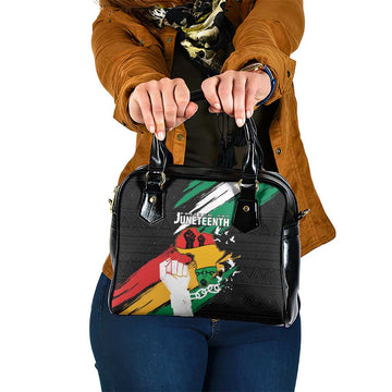 Nigeria Juneteenth Shoulder Handbag Africa Map - Happy Freedom Day LT15