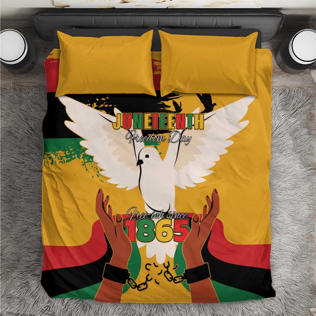 African American Juneteenth 1865 Bedding Set Black Freedom LT15