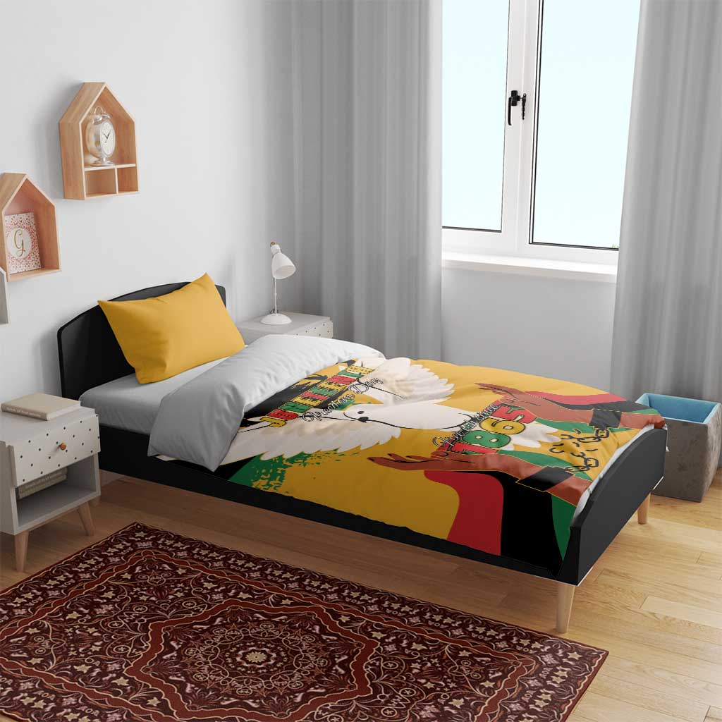 African American Juneteenth 1865 Bedding Set Black Freedom LT15
