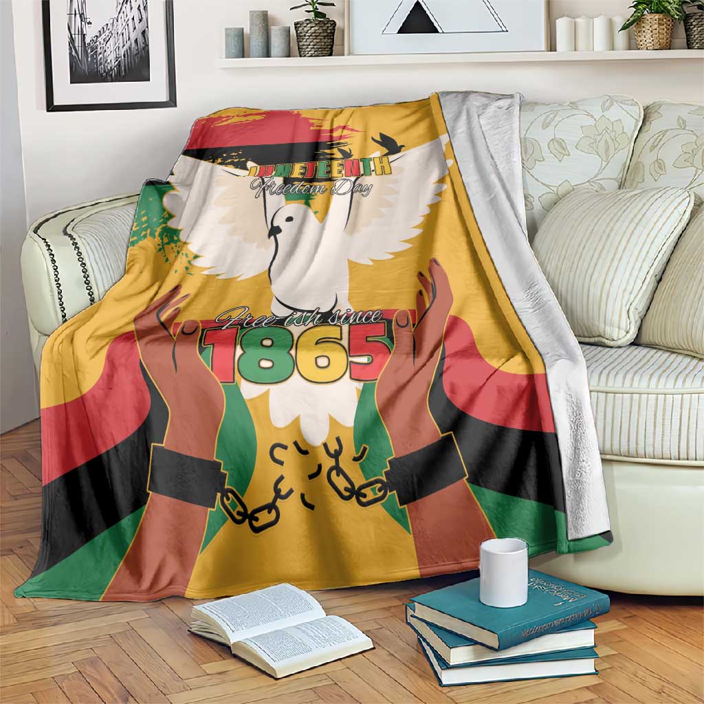 African American Juneteenth 1865 Blanket Black Freedom LT15