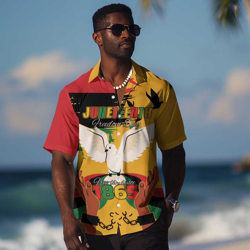 African American Juneteenth 1865 Hawaiian Shirt Black Freedom LT15
