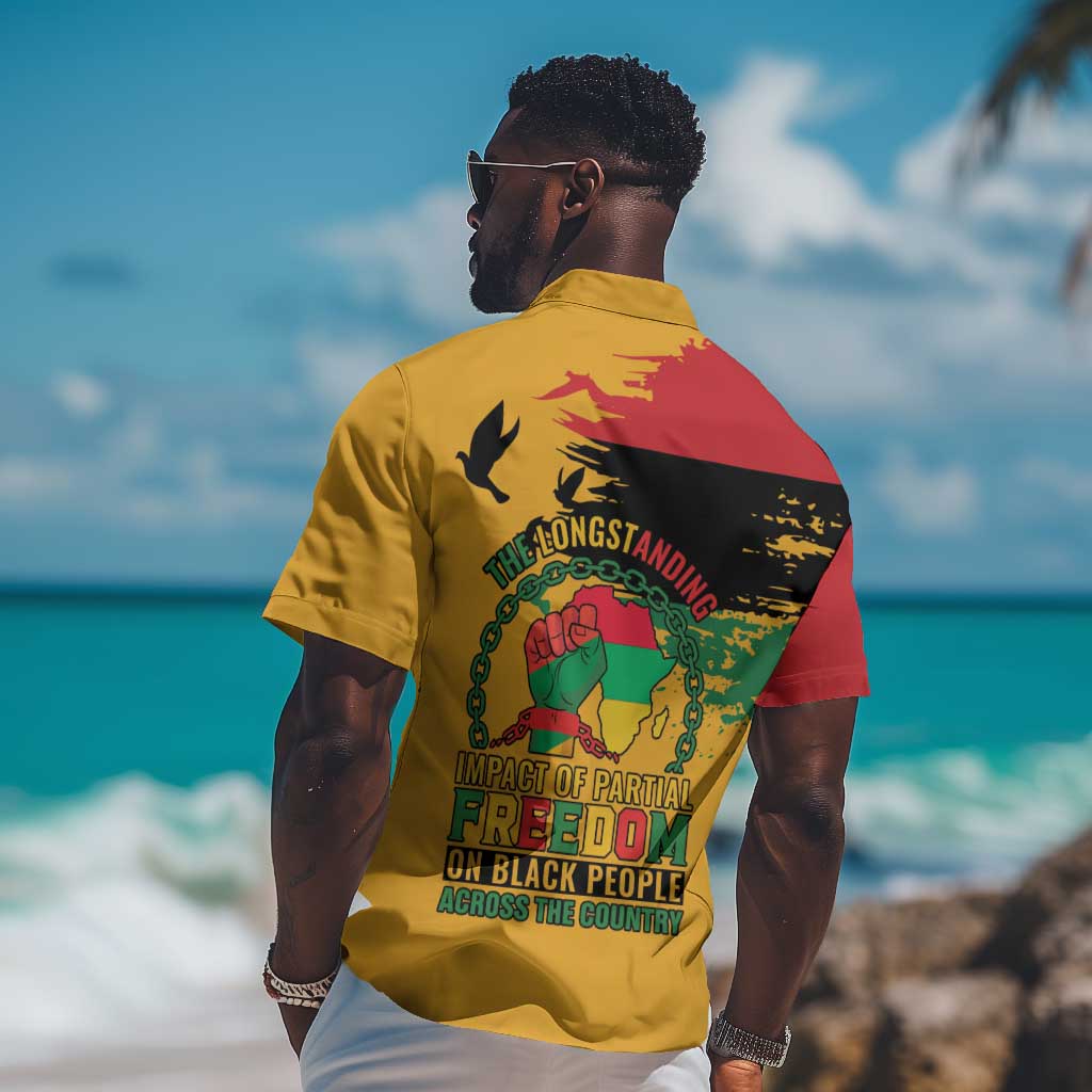 African American Juneteenth 1865 Hawaiian Shirt Black Freedom LT15