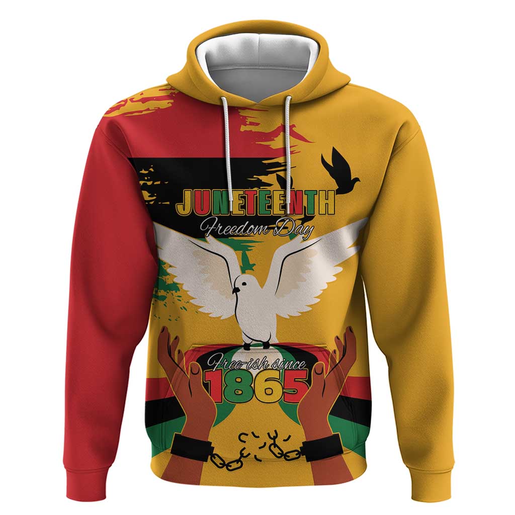 Juneteenth African American Hoodie Free-ish Since 1865 LT15