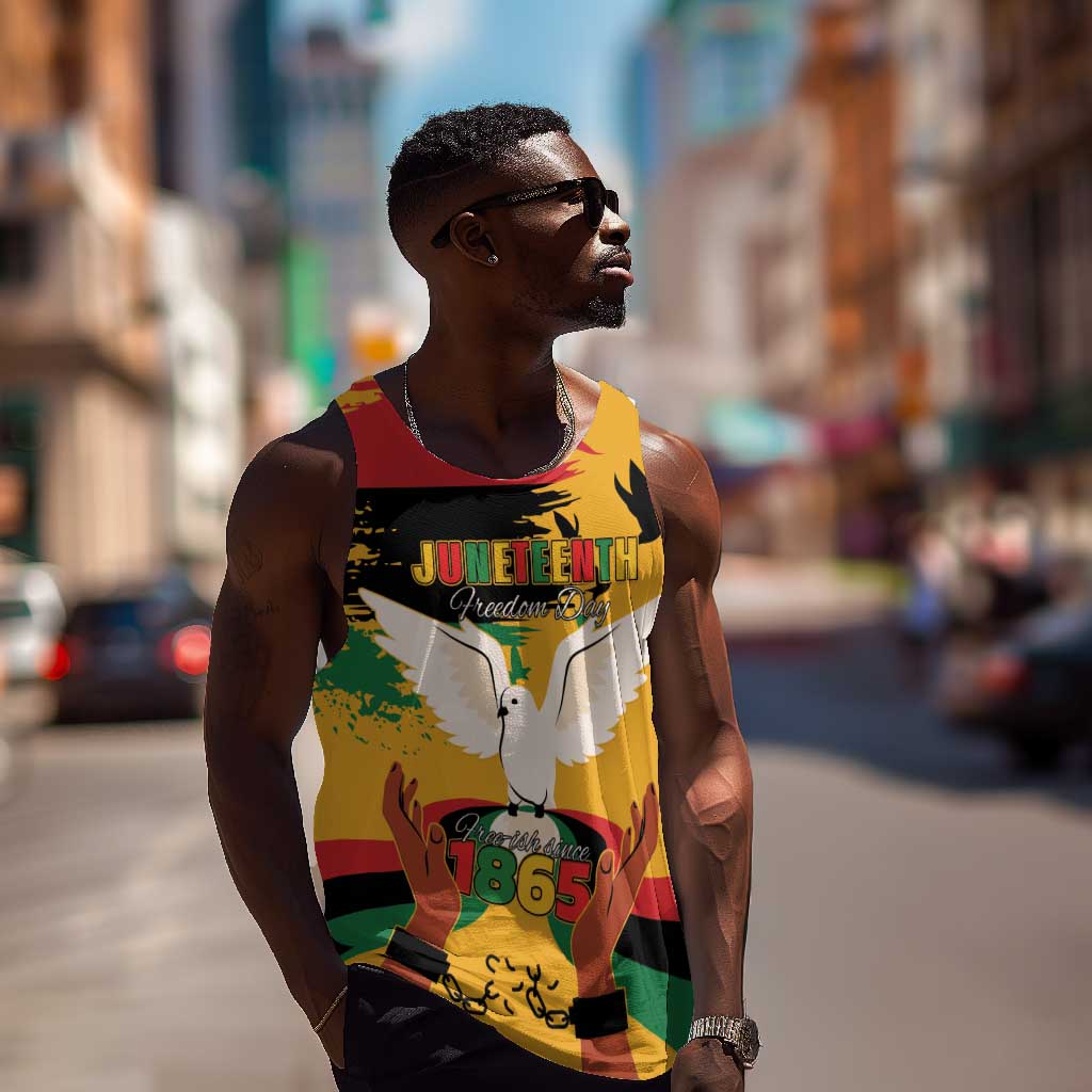 African American Juneteenth 1865 Men Tank Top Black Freedom LT15