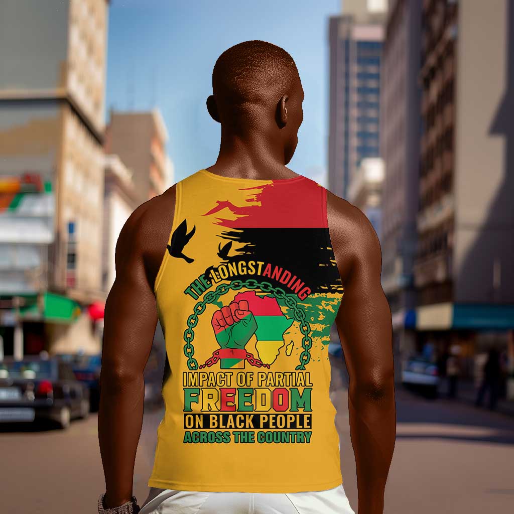 African American Juneteenth 1865 Men Tank Top Black Freedom LT15