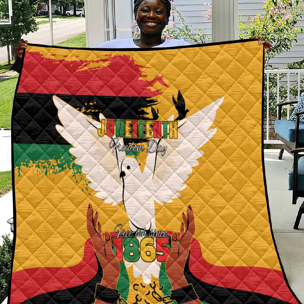 African American Juneteenth 1865 Quilt Black Freedom LT15