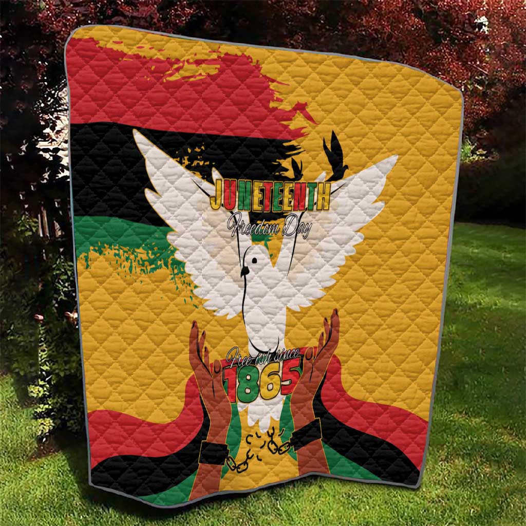 African American Juneteenth 1865 Quilt Black Freedom LT15