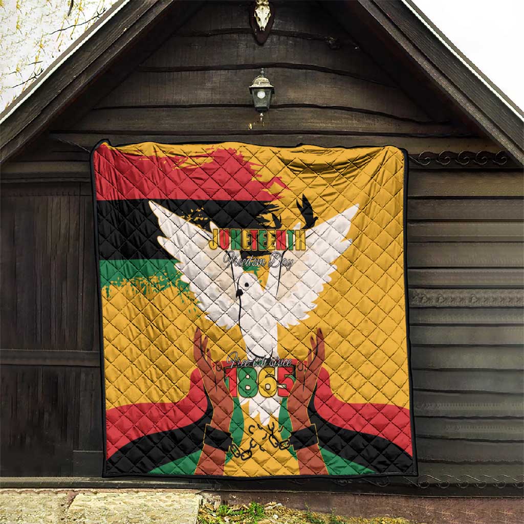 African American Juneteenth 1865 Quilt Black Freedom LT15
