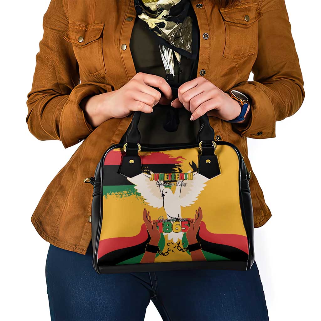 Juneteenth African American Shoulder Handbag Free-ish Since 1865 LT15
