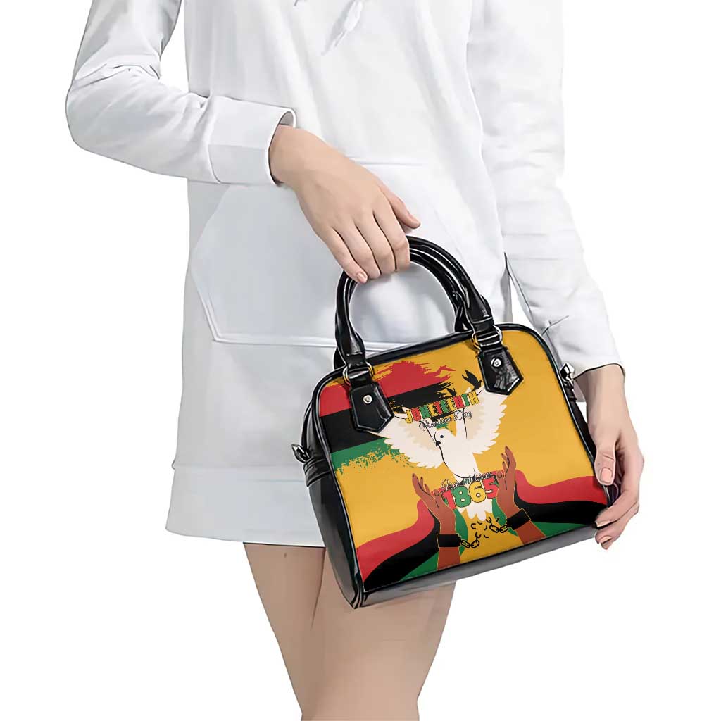 Juneteenth African American Shoulder Handbag Free-ish Since 1865 LT15