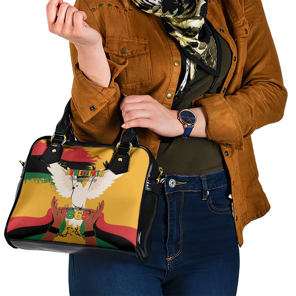 Juneteenth African American Shoulder Handbag Free-ish Since 1865 LT15
