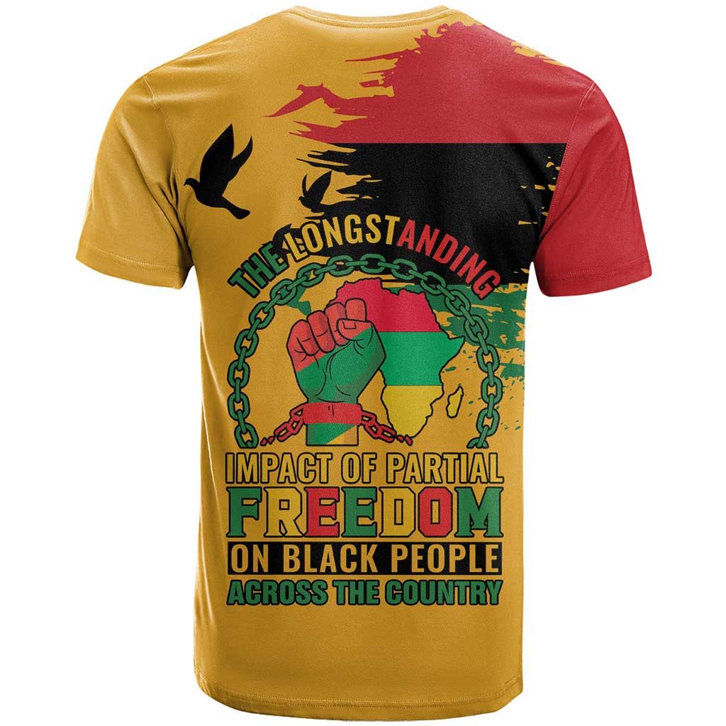 African American Juneteenth 1865 T shirt Black Freedom LT15
