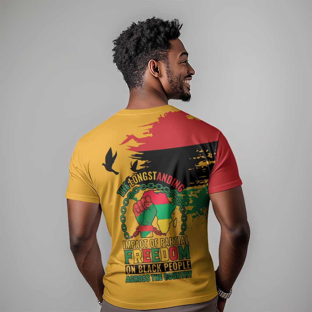 African American Juneteenth 1865 T shirt Black Freedom LT15