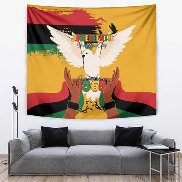 African American Juneteenth 1865 Tapestry Black Freedom LT15