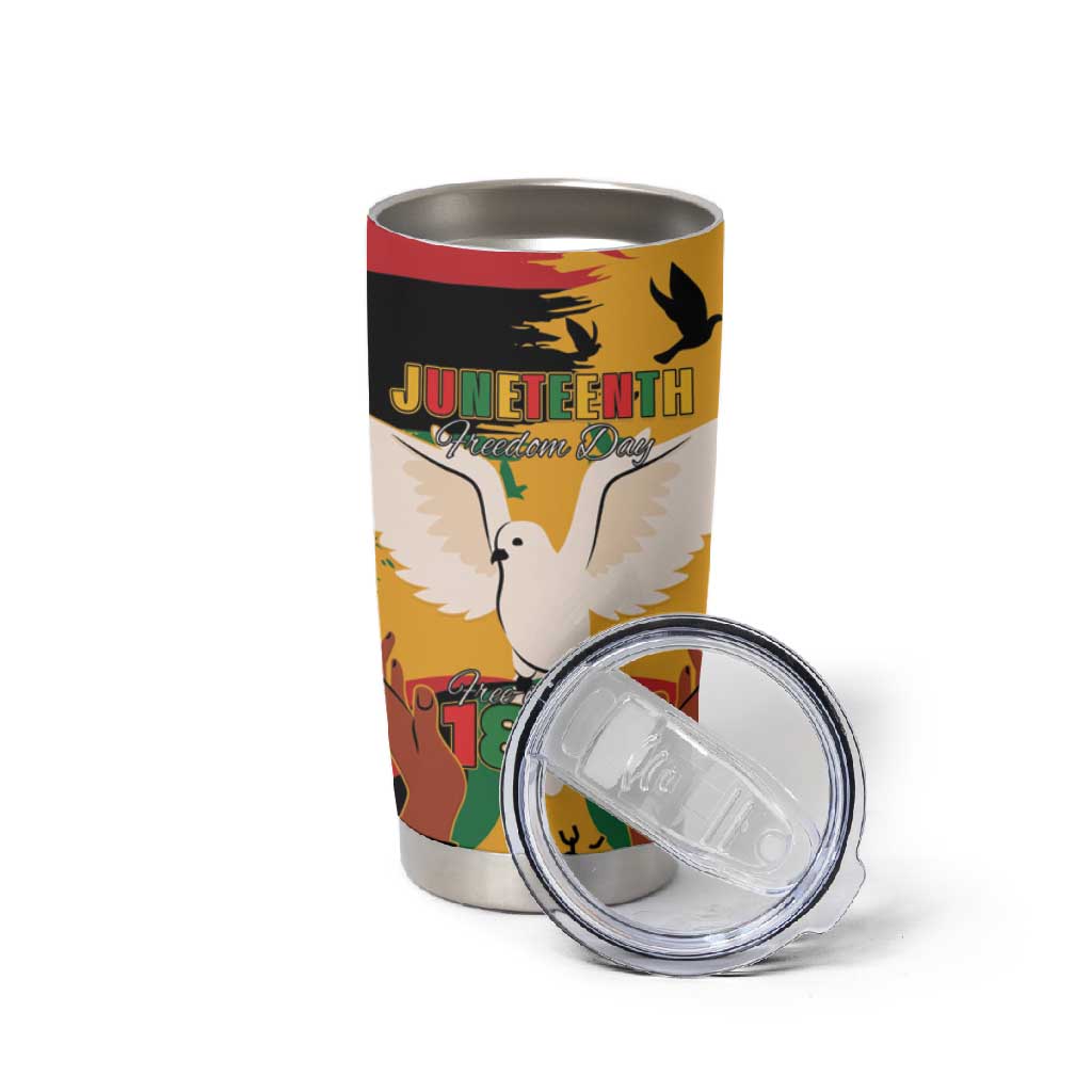 African American Juneteenth 1865 Tumbler Cup Black Freedom LT15