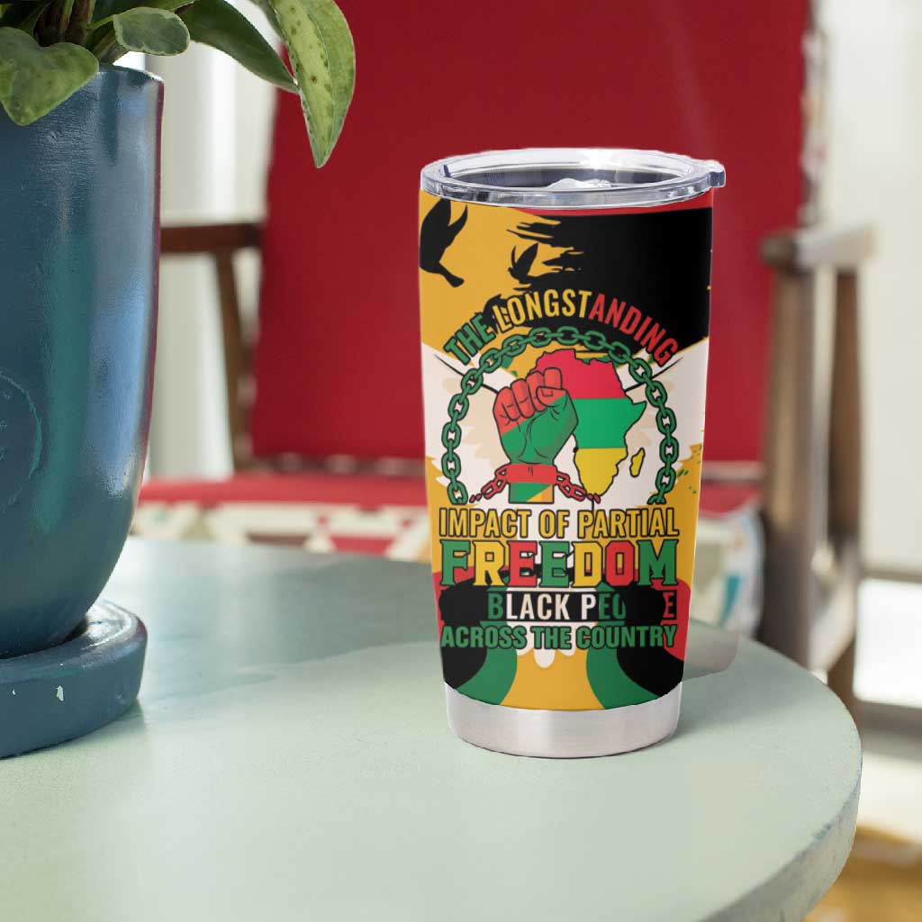 African American Juneteenth 1865 Tumbler Cup Black Freedom LT15