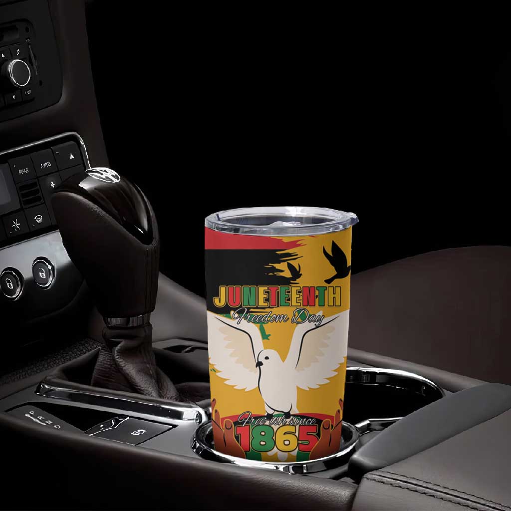 African American Juneteenth 1865 Tumbler Cup Black Freedom LT15