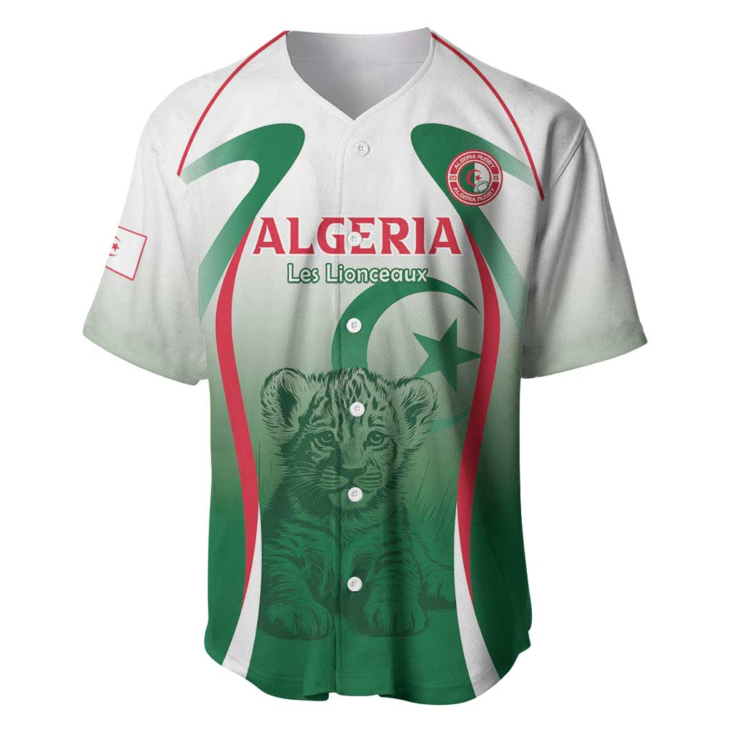 Algeria Rugby Custom Baseball Jersey Go Les Lionceaux LT15