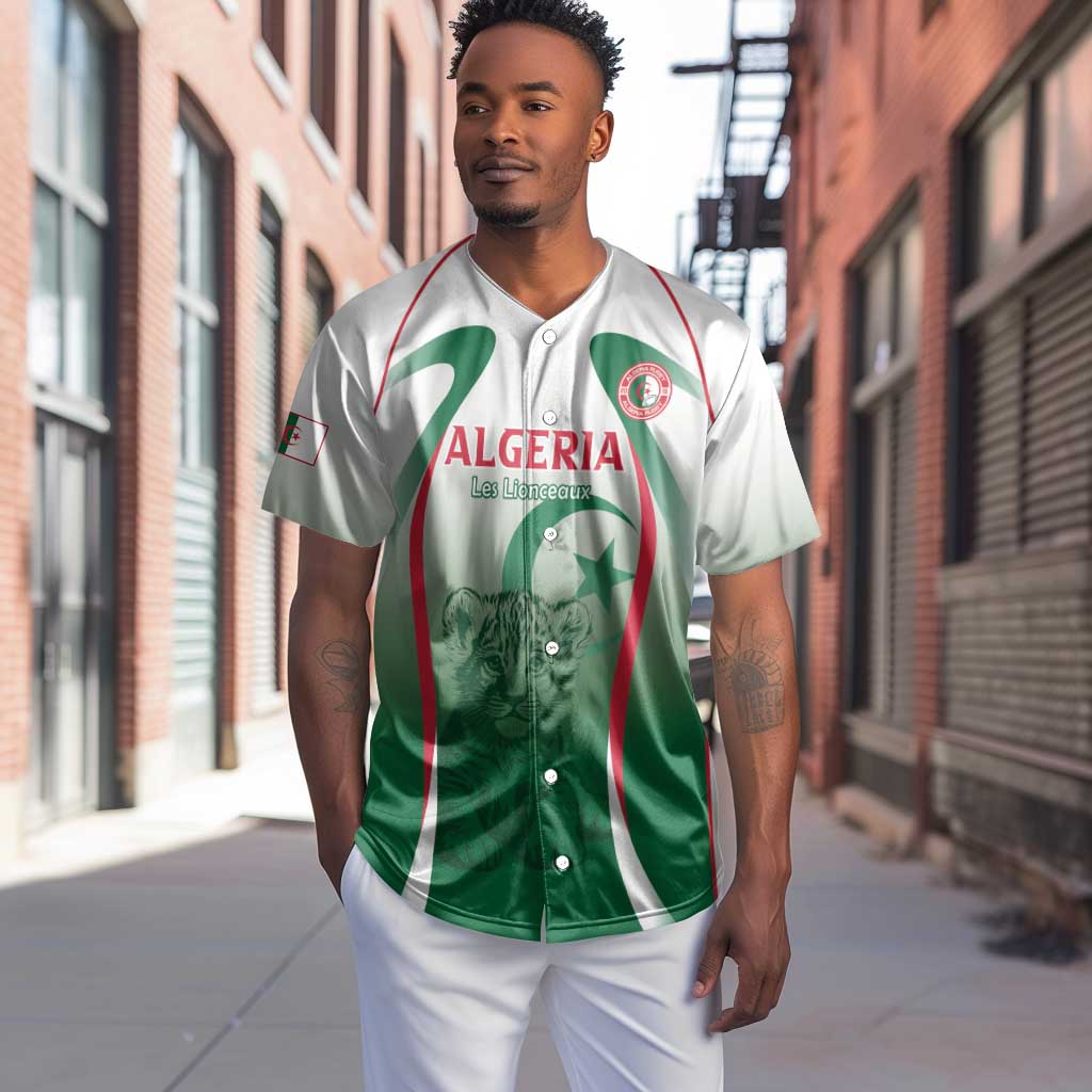 Algeria Rugby Custom Baseball Jersey Go Les Lionceaux LT15
