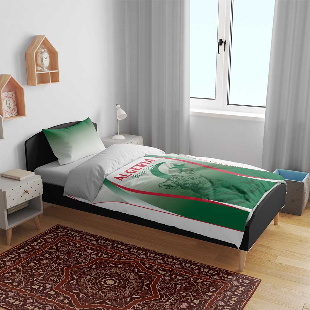 Algeria Rugby Custom Bedding Set Go Les Lionceaux LT15