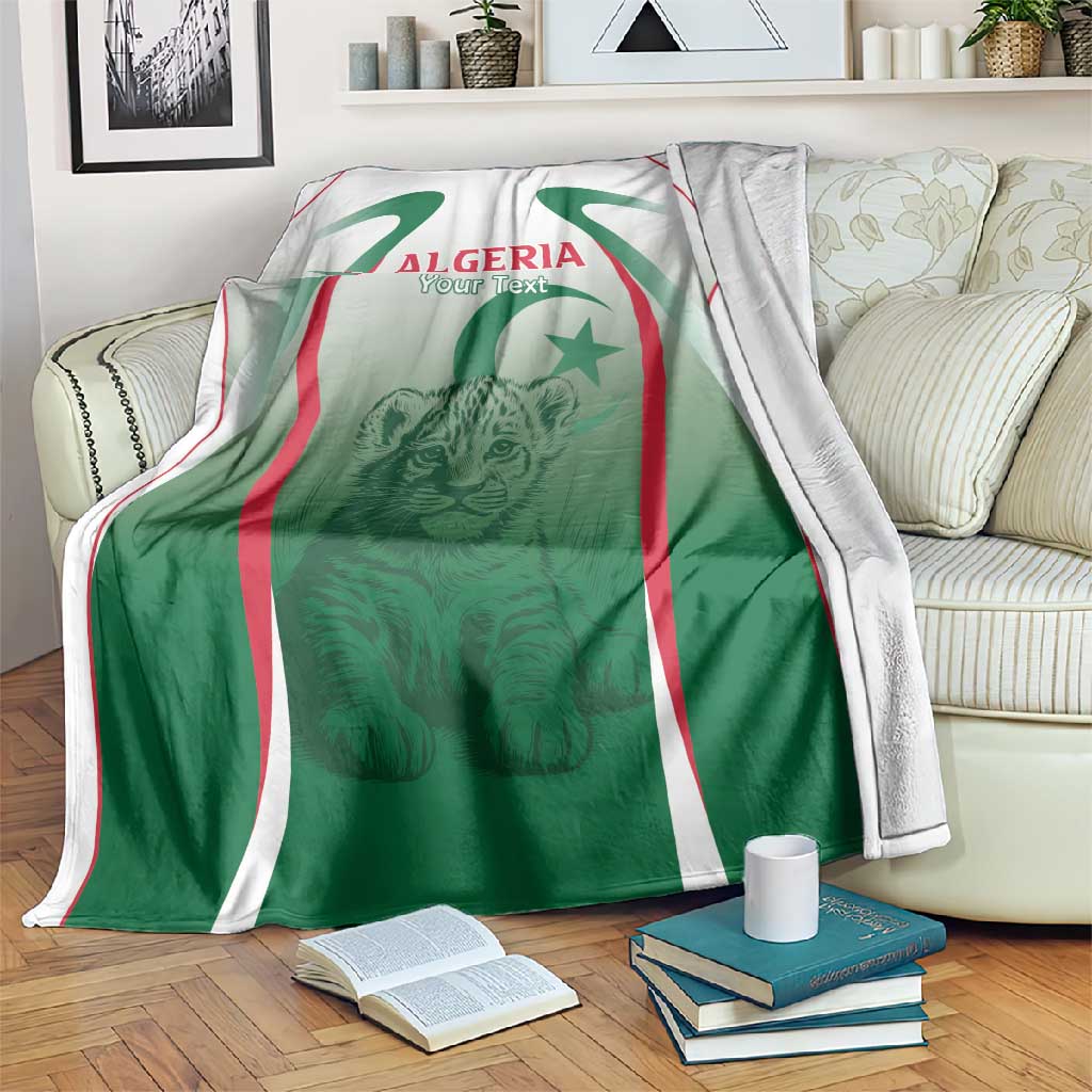 Algeria Rugby Custom Blanket Go Les Lionceaux LT15
