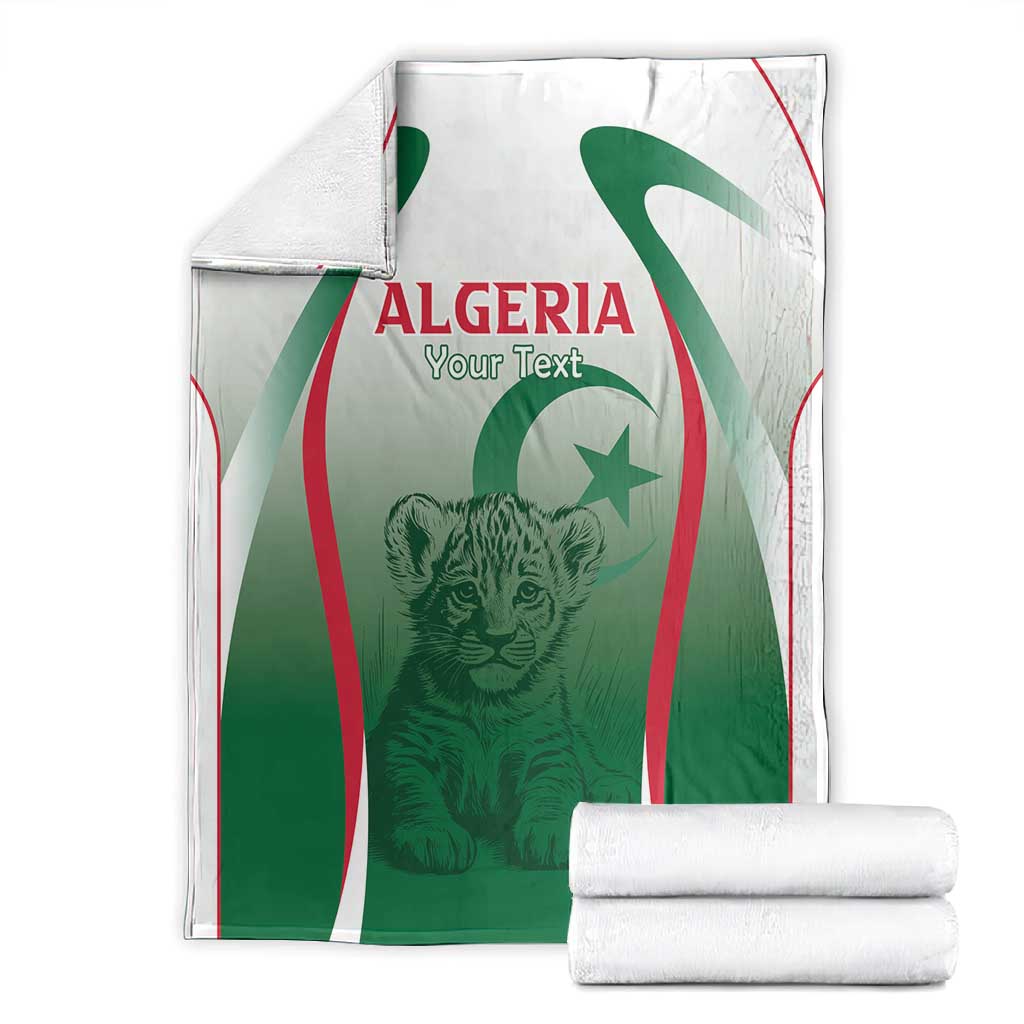 Algeria Rugby Custom Blanket Go Les Lionceaux LT15