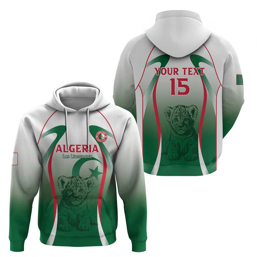 Algeria Rugby Custom Hoodie Go Lion Cubs LT15