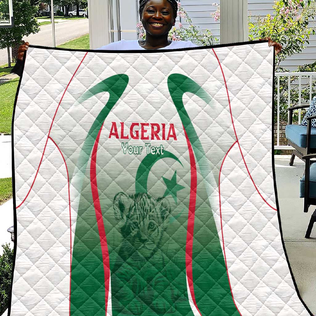Algeria Rugby Custom Quilt Go Les Lionceaux LT15