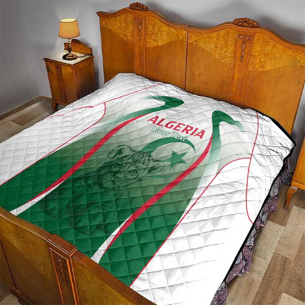 Algeria Rugby Custom Quilt Go Les Lionceaux LT15