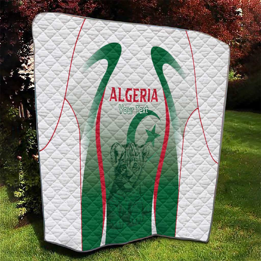 Algeria Rugby Custom Quilt Go Les Lionceaux LT15