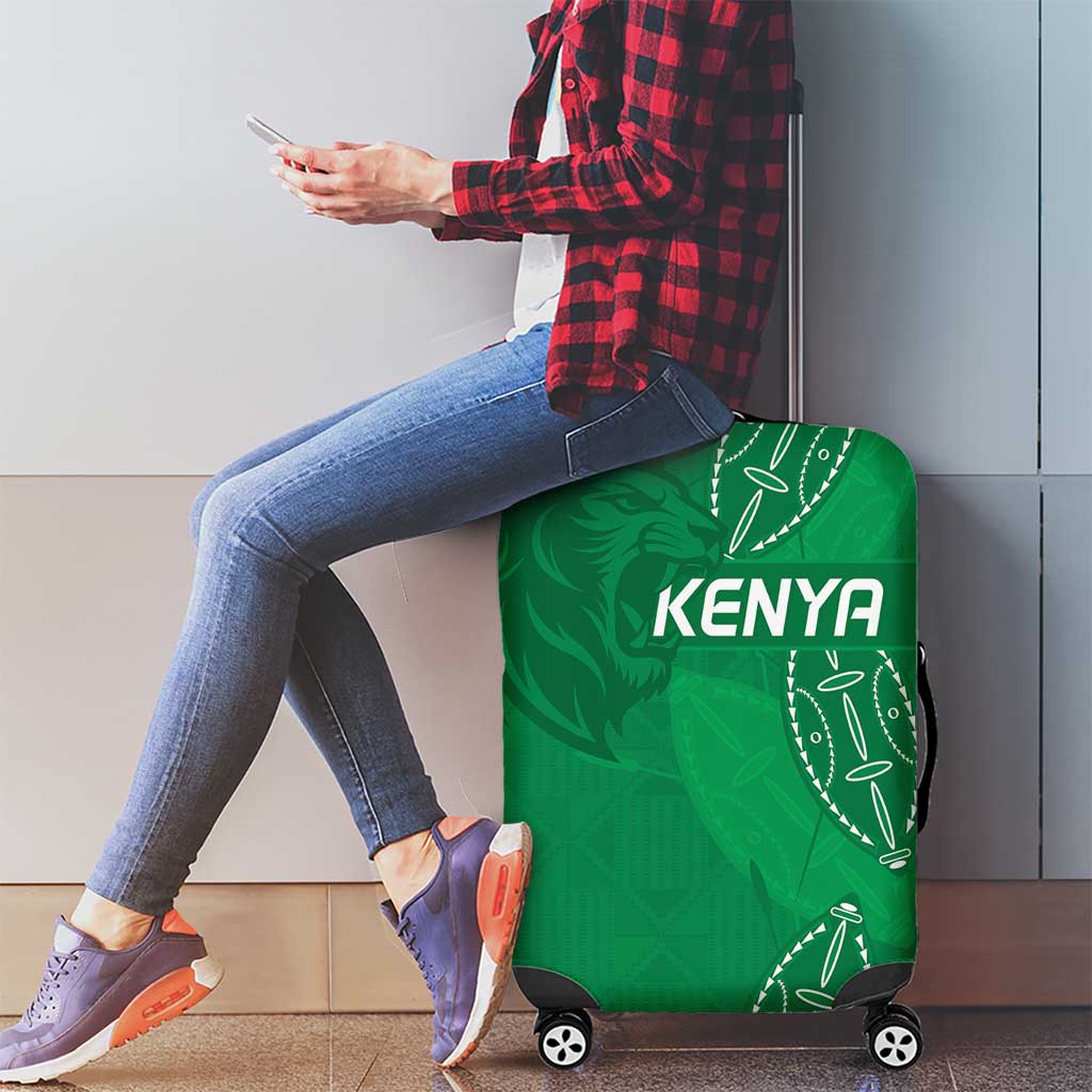Kenya Rugby Luggage Cover Go Champions Simbas - Green Color LT15