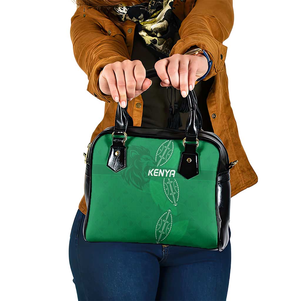 Kenya Rugby Shoulder Handbag Go Champions Simbas - Green Color LT15