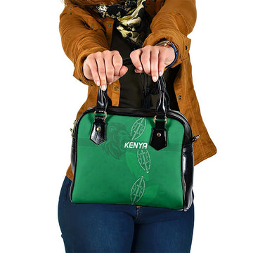 Kenya Rugby Shoulder Handbag Go Champions Simbas - Green Color LT15