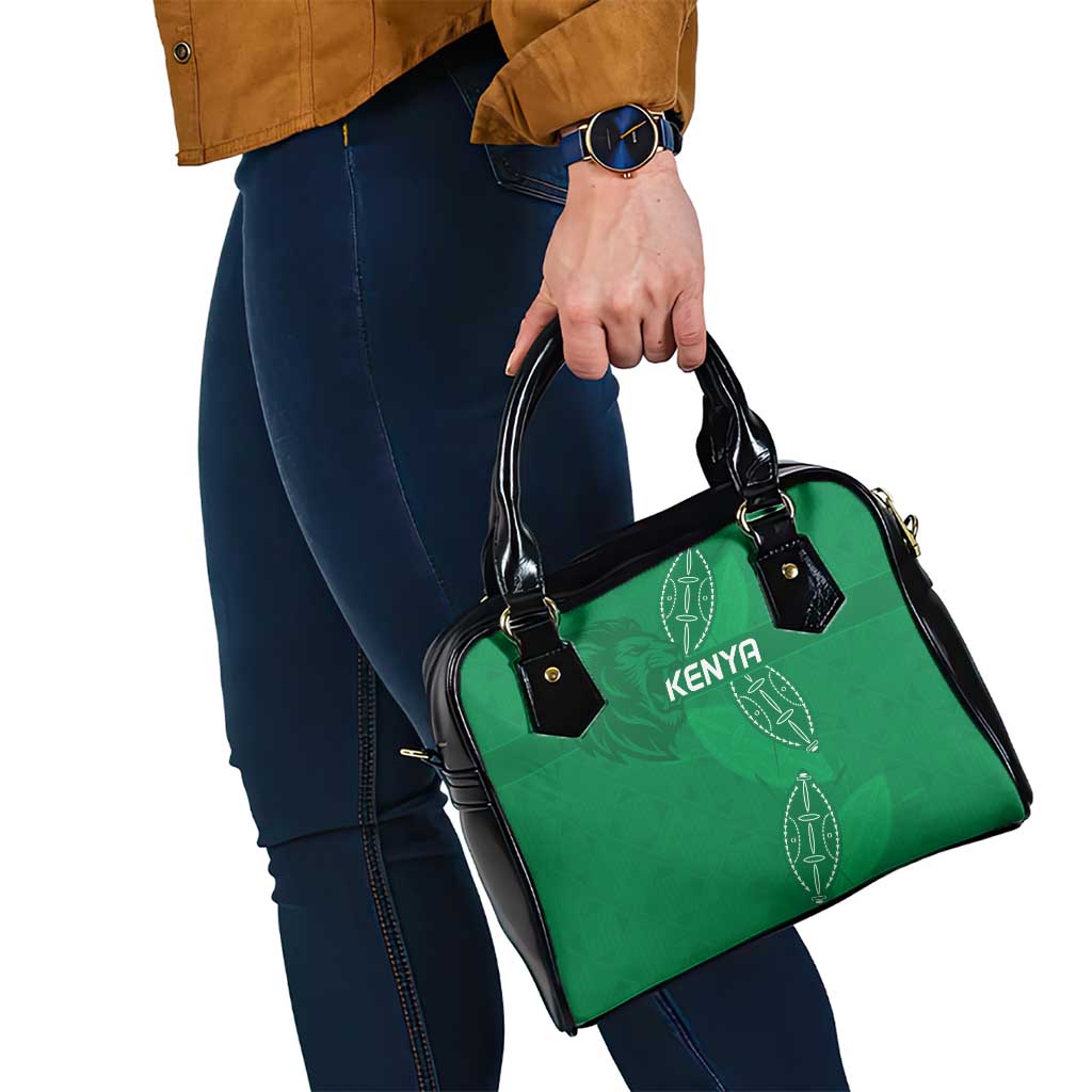 Kenya Rugby Shoulder Handbag Go Champions Simbas - Green Color LT15