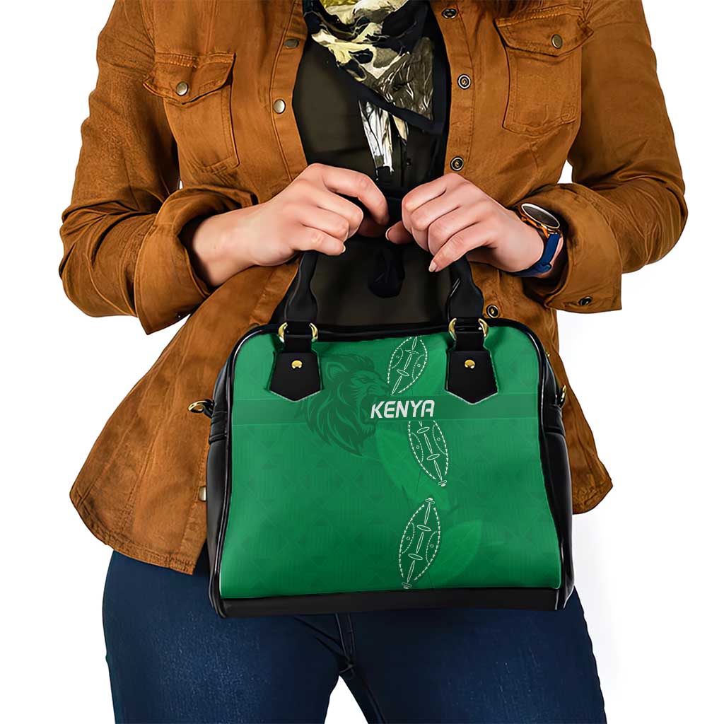 Kenya Rugby Shoulder Handbag Go Champions Simbas - Green Color LT15