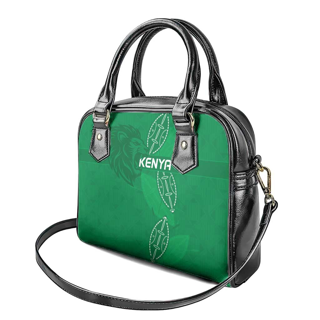 Kenya Rugby Shoulder Handbag Go Champions Simbas - Green Color LT15