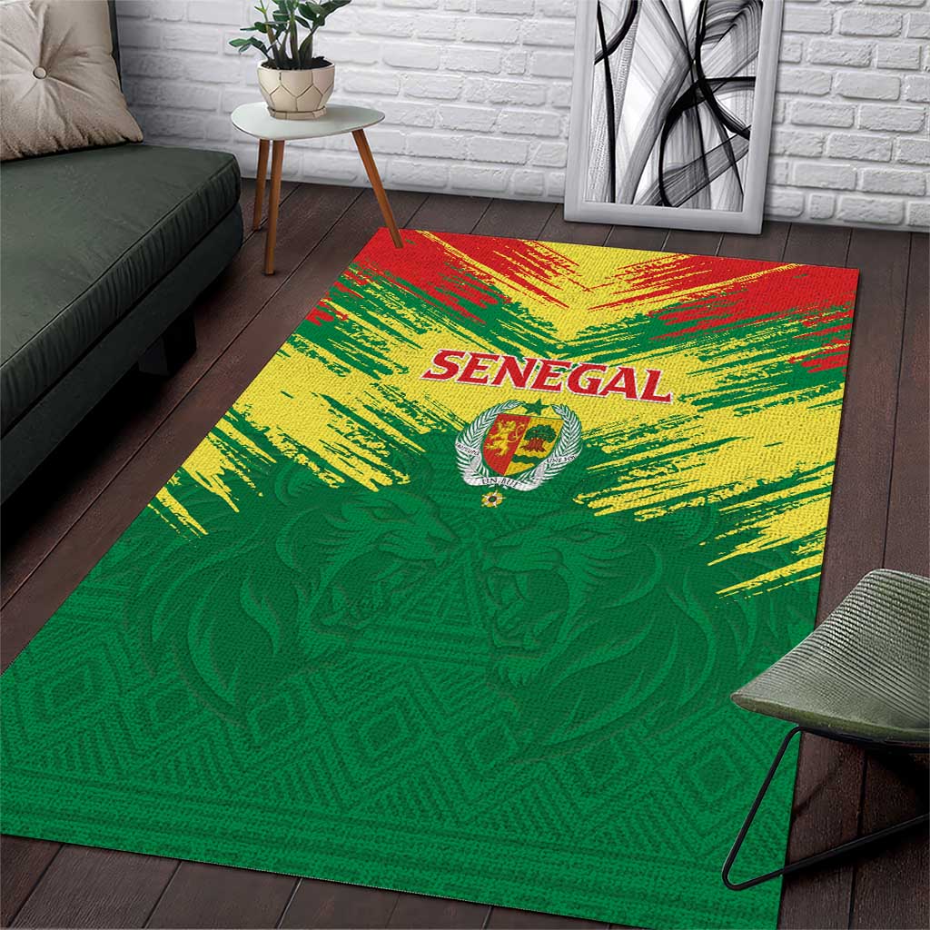 Senegal Rugby Area Rug Go Go Go ! LT15