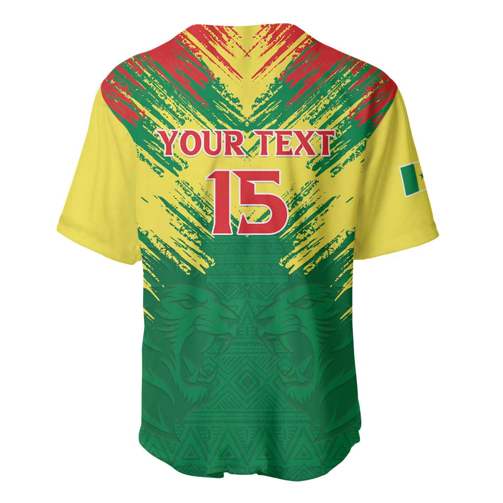 Senegal Rugby Custom Baseball Jersey Go Go Go ! LT15