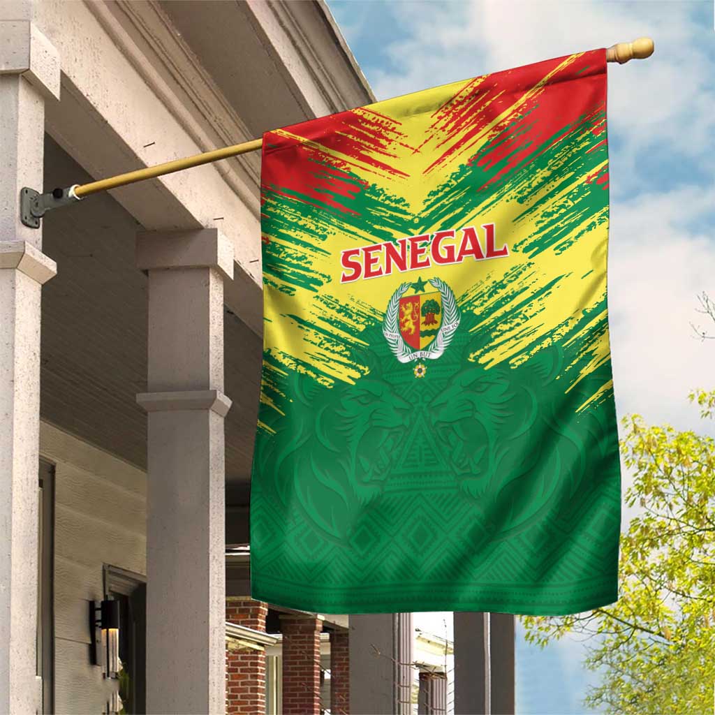 Senegal Rugby Garden Flag Go Go Go ! LT15