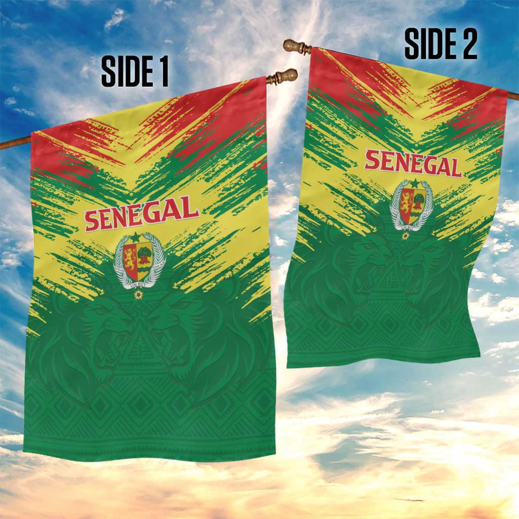 Senegal Rugby Garden Flag Go Go Go ! LT15