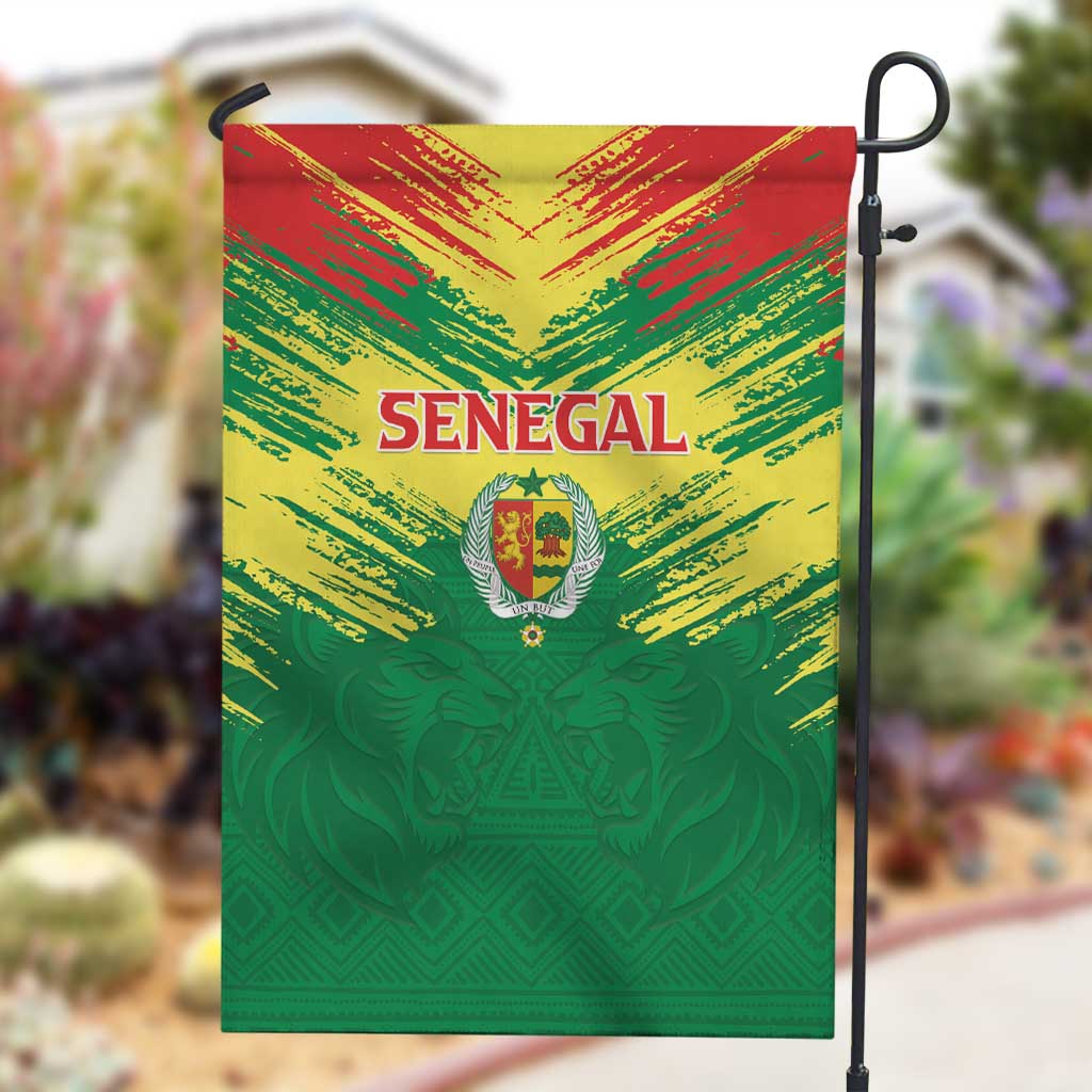 Senegal Rugby Garden Flag Go Go Go ! LT15