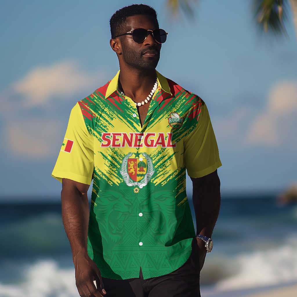 Senegal Rugby Custom Hawaiian Shirt Go Go Go ! LT15