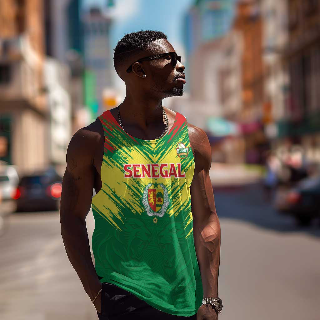 Senegal Rugby Custom Men Tank Top Go Go Go ! LT15