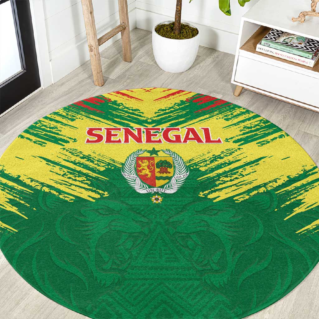 Senegal Rugby Round Carpet Go Go Go ! LT15