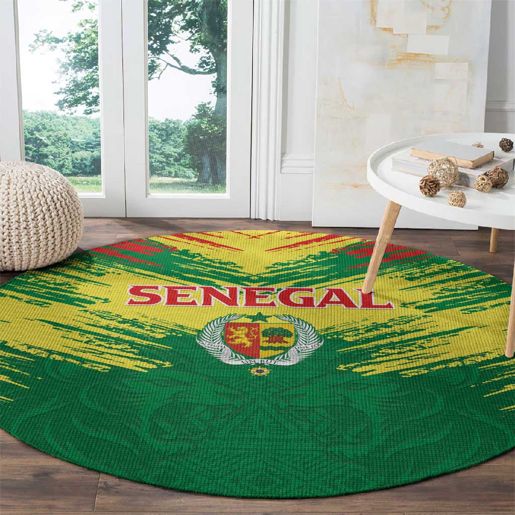 Senegal Rugby Round Carpet Go Go Go ! LT15