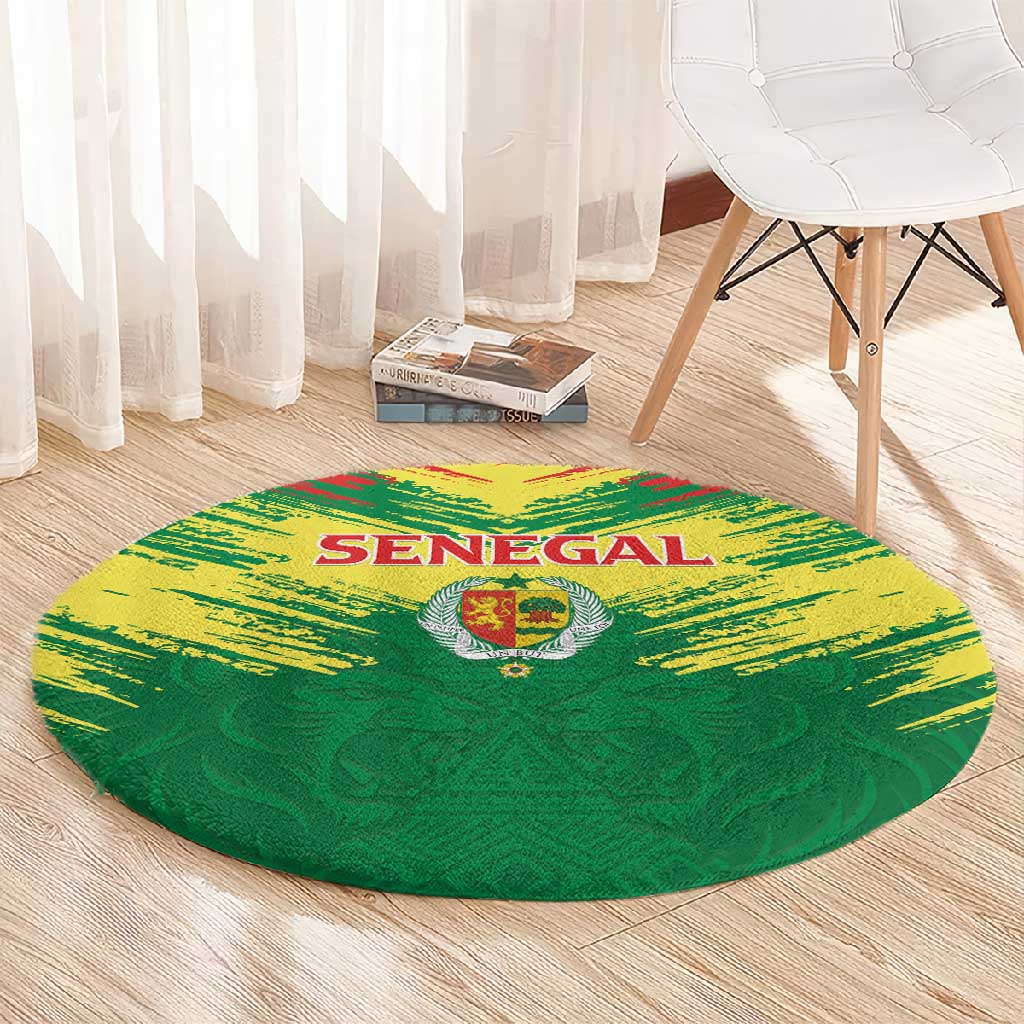 Senegal Rugby Round Carpet Go Go Go ! LT15