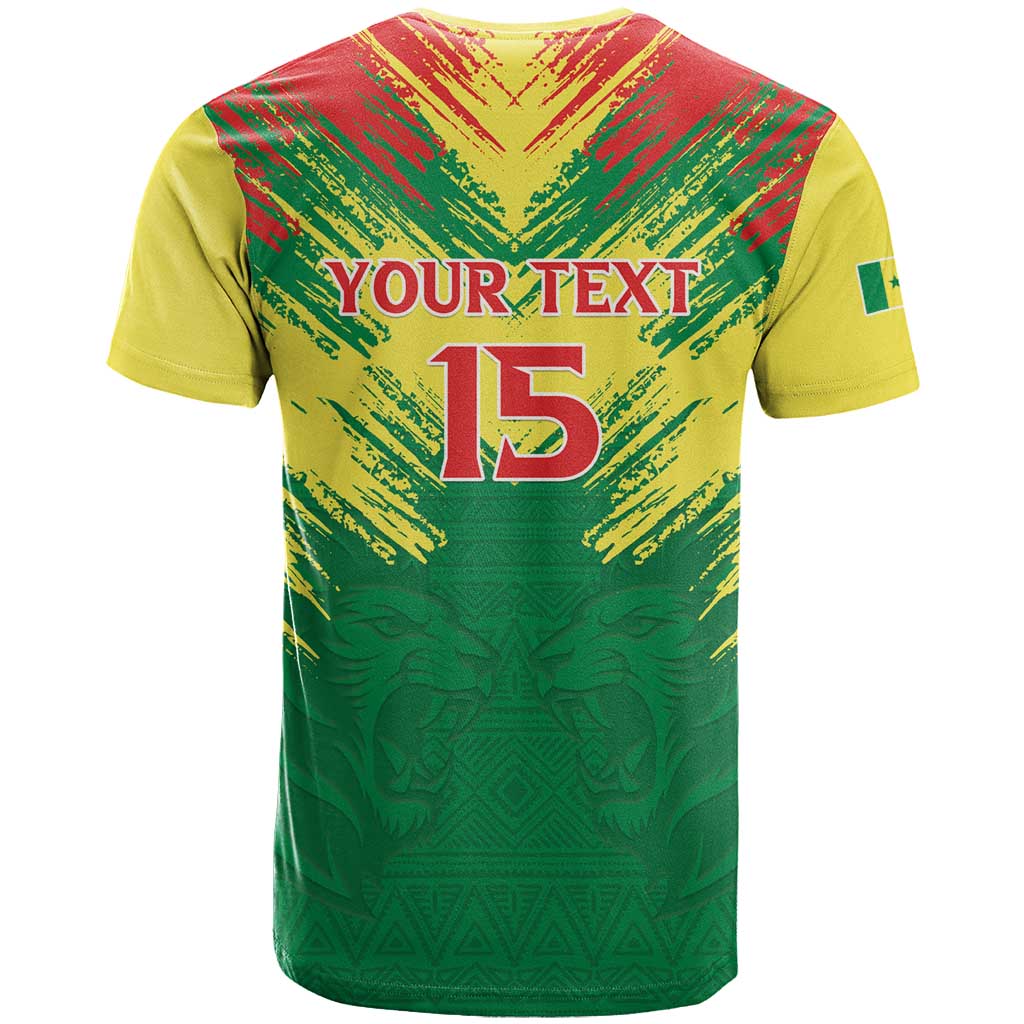 Senegal Rugby Custom T shirt Go Go Go ! LT15